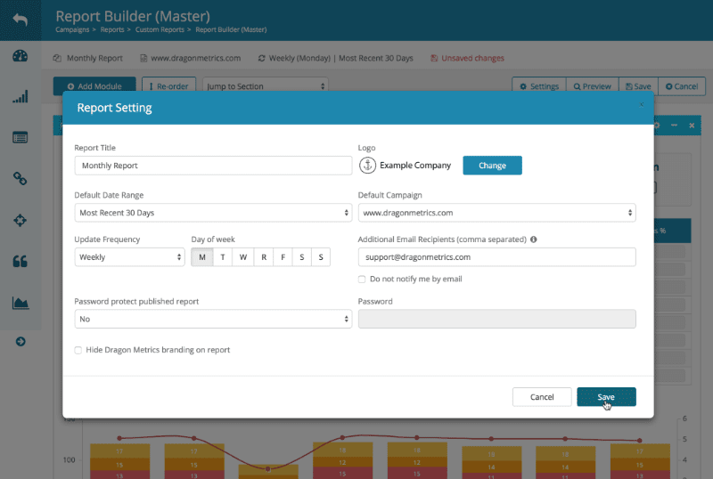 Scheduled Reports